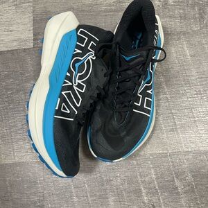 Hoka Rocket X Trail women Size 11B Carbon Plated Racing Running Shoe Blue Black